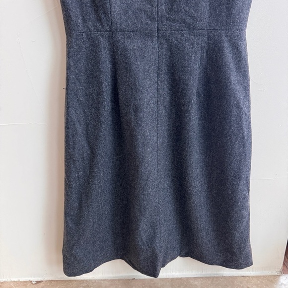 Theory Black Window Pane Sleeveless Virgin Wool Sheath Womens Size 8 - Picture 6 of 16